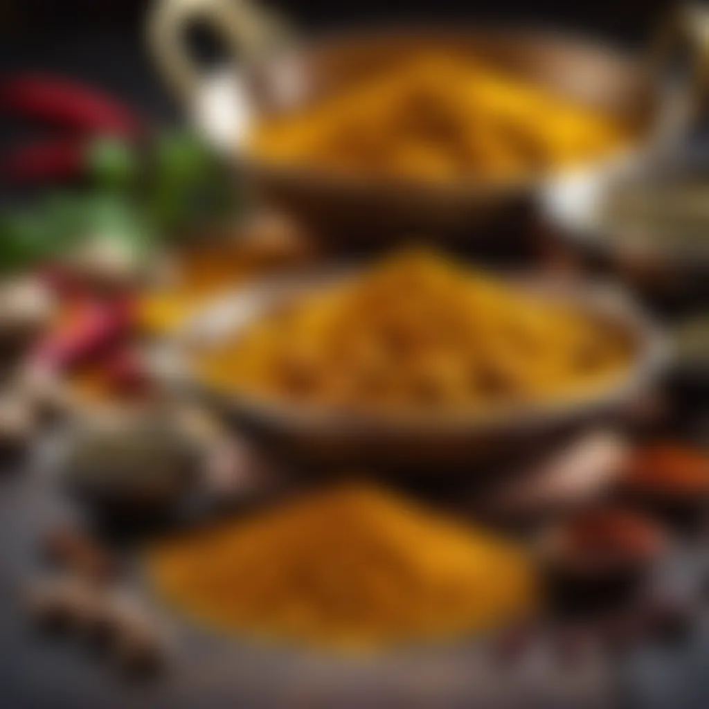 Aromatic spices for chicken curry