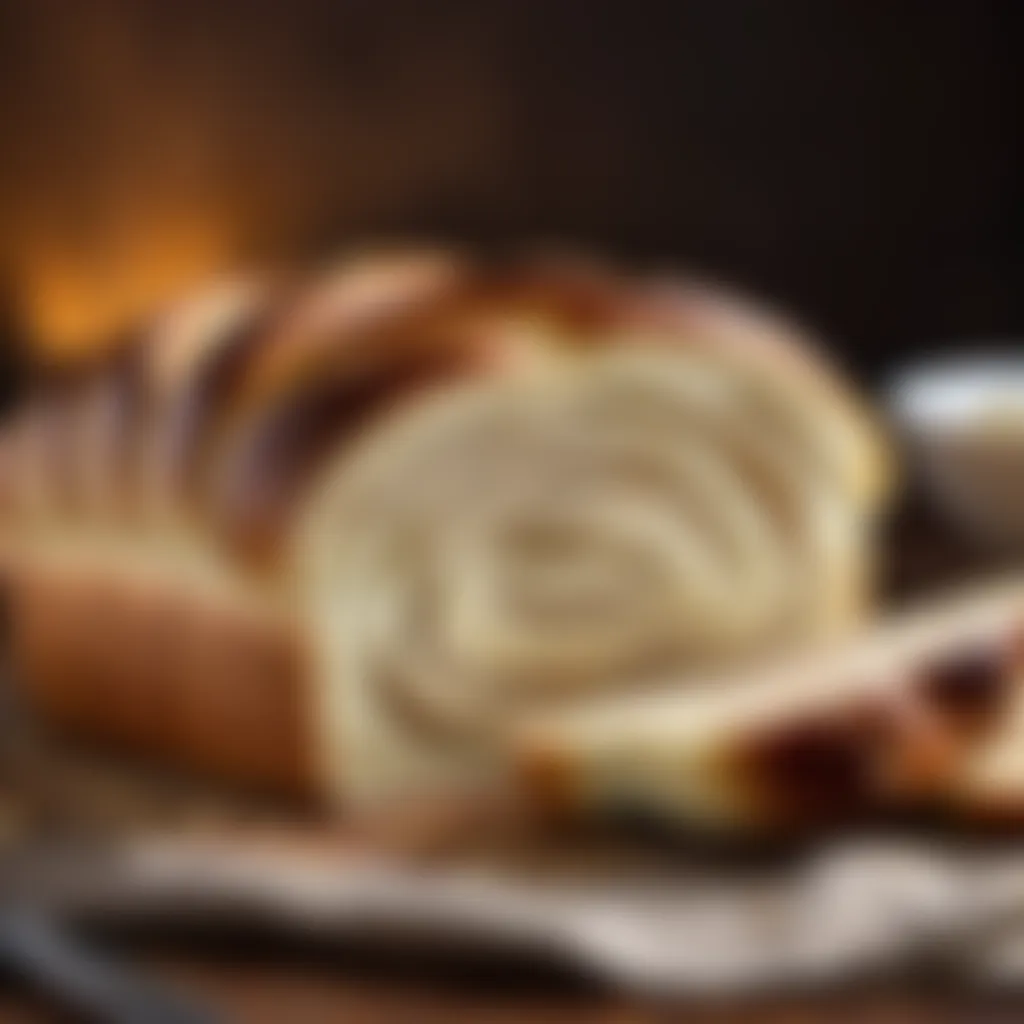 Sliced Challah Bread