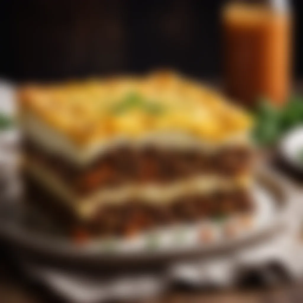 Assembling Cottage Pie layers