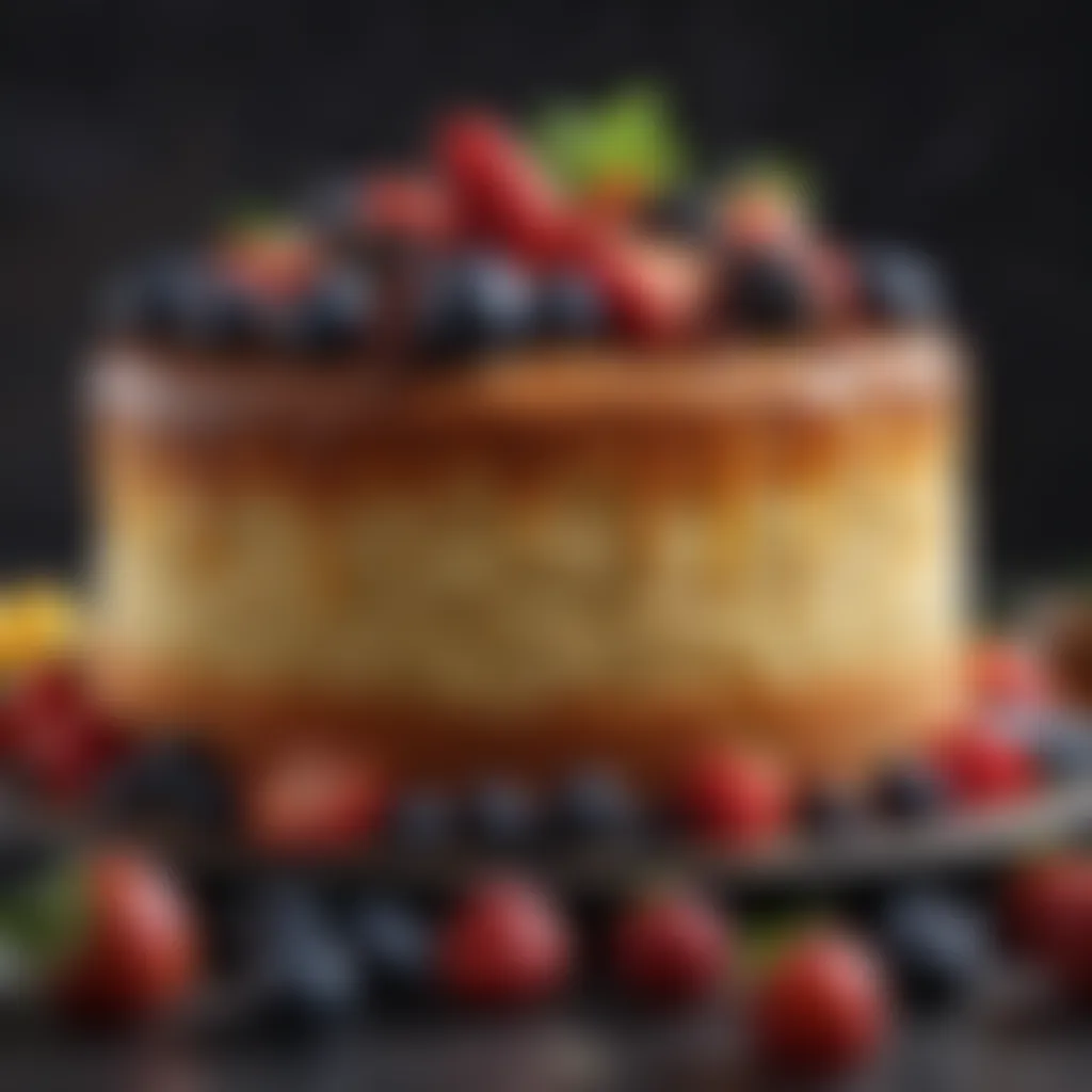 Decorating a Flawless Sponge Cake with Fresh Berries