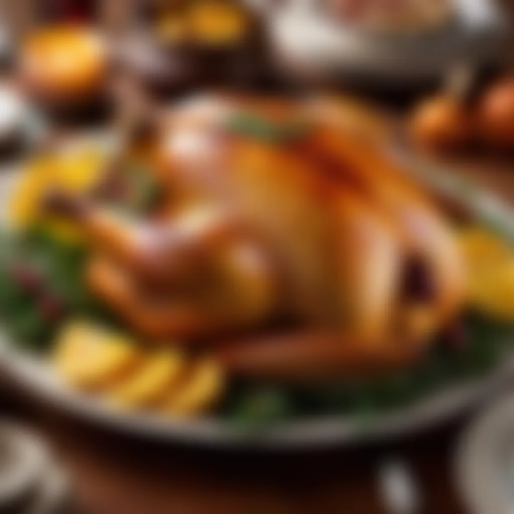 Garnished Butterball Turkey Breast Roast Platter