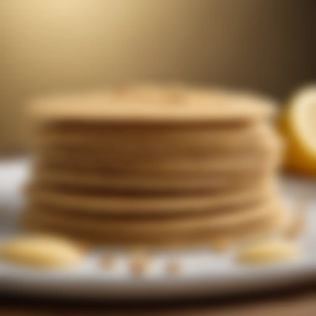Elegant presentation of perfectly baked golden oatcakes