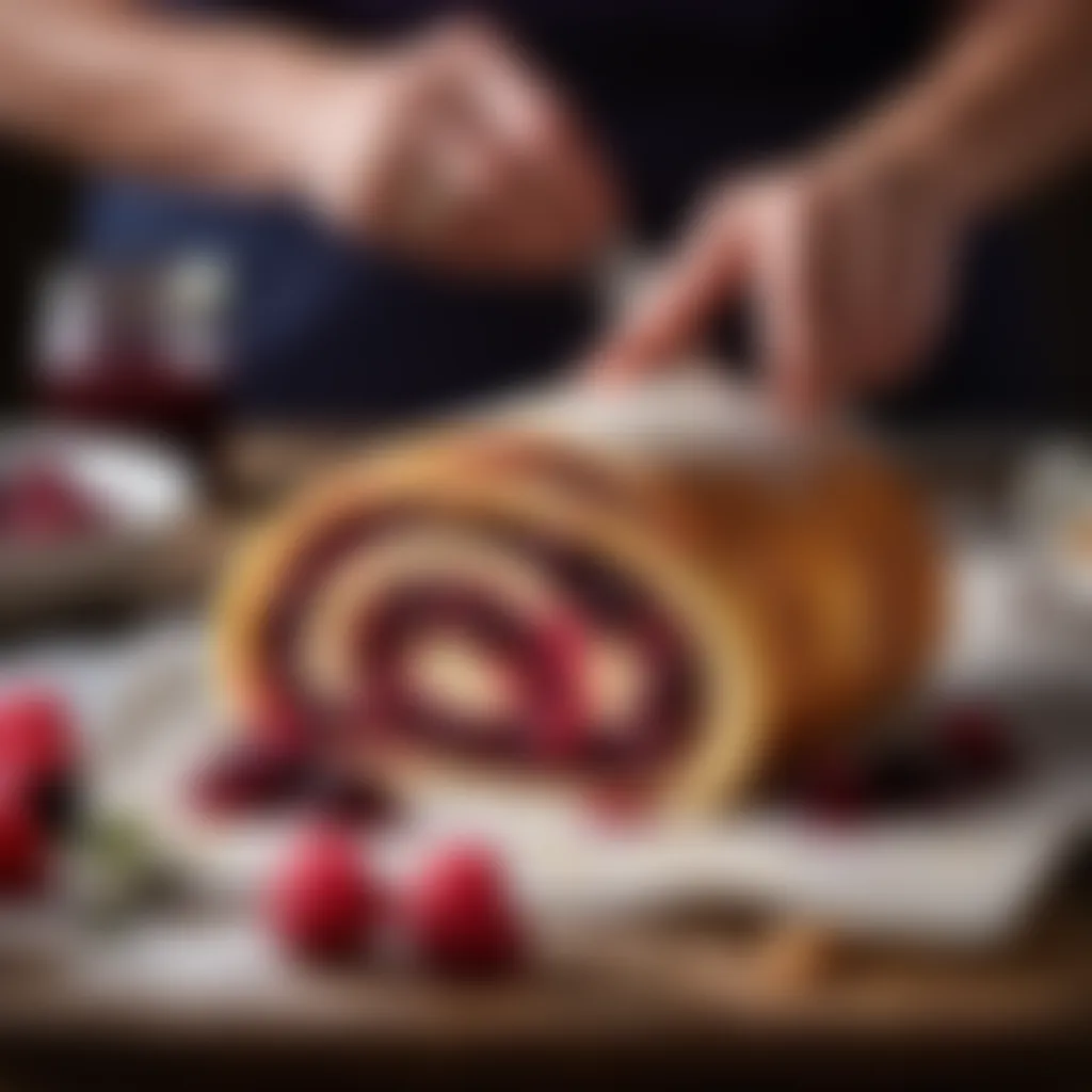 Step-by-step instructions for making Jam Roly Poly