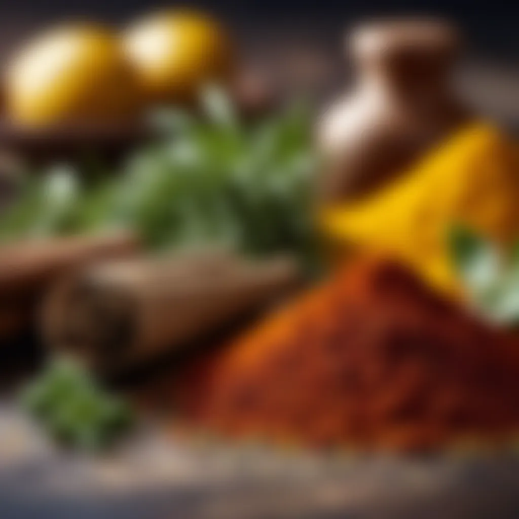 Spices and herbs for Kwati