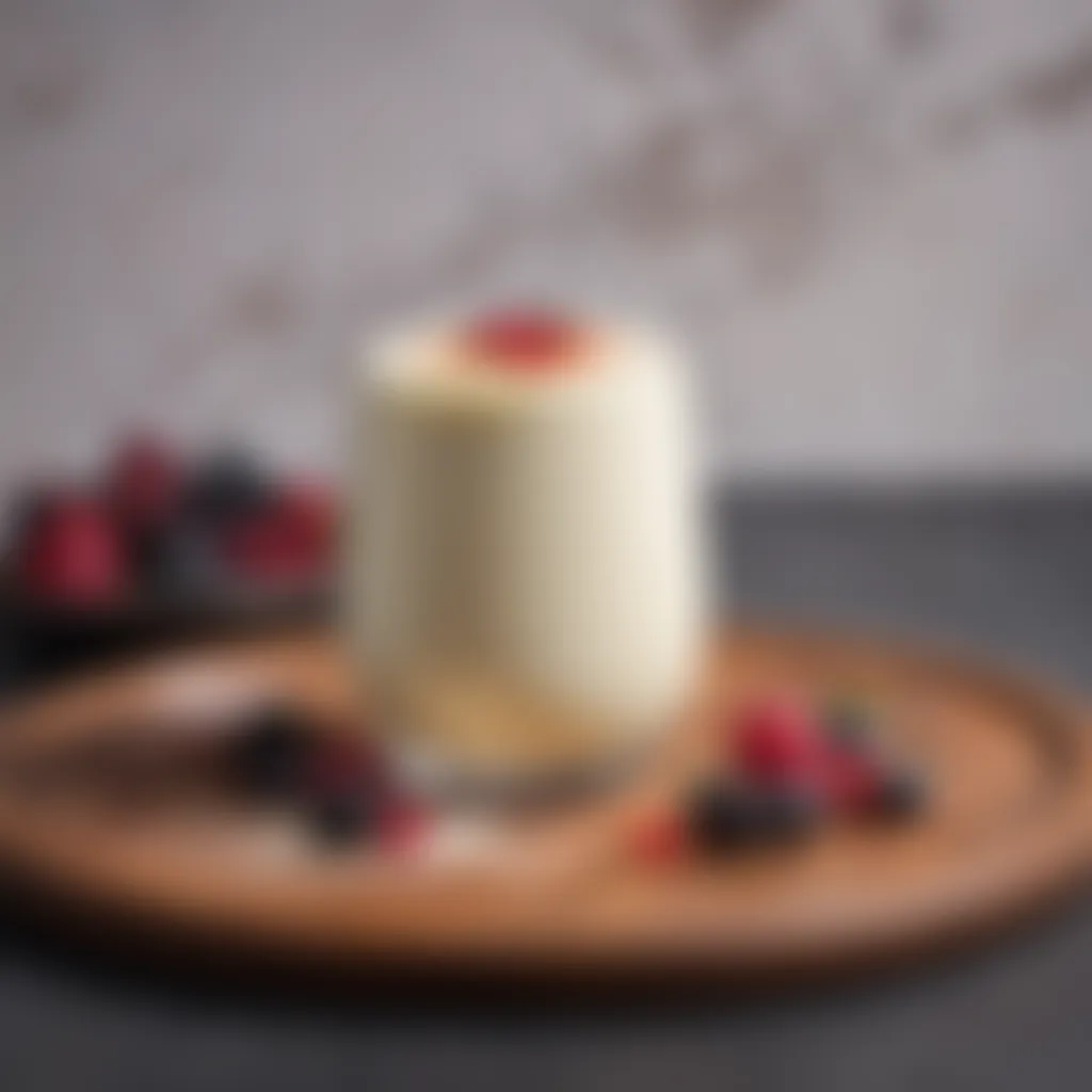 Luxurious Panna Cotta Infused with Fragrant Vanilla Beans
