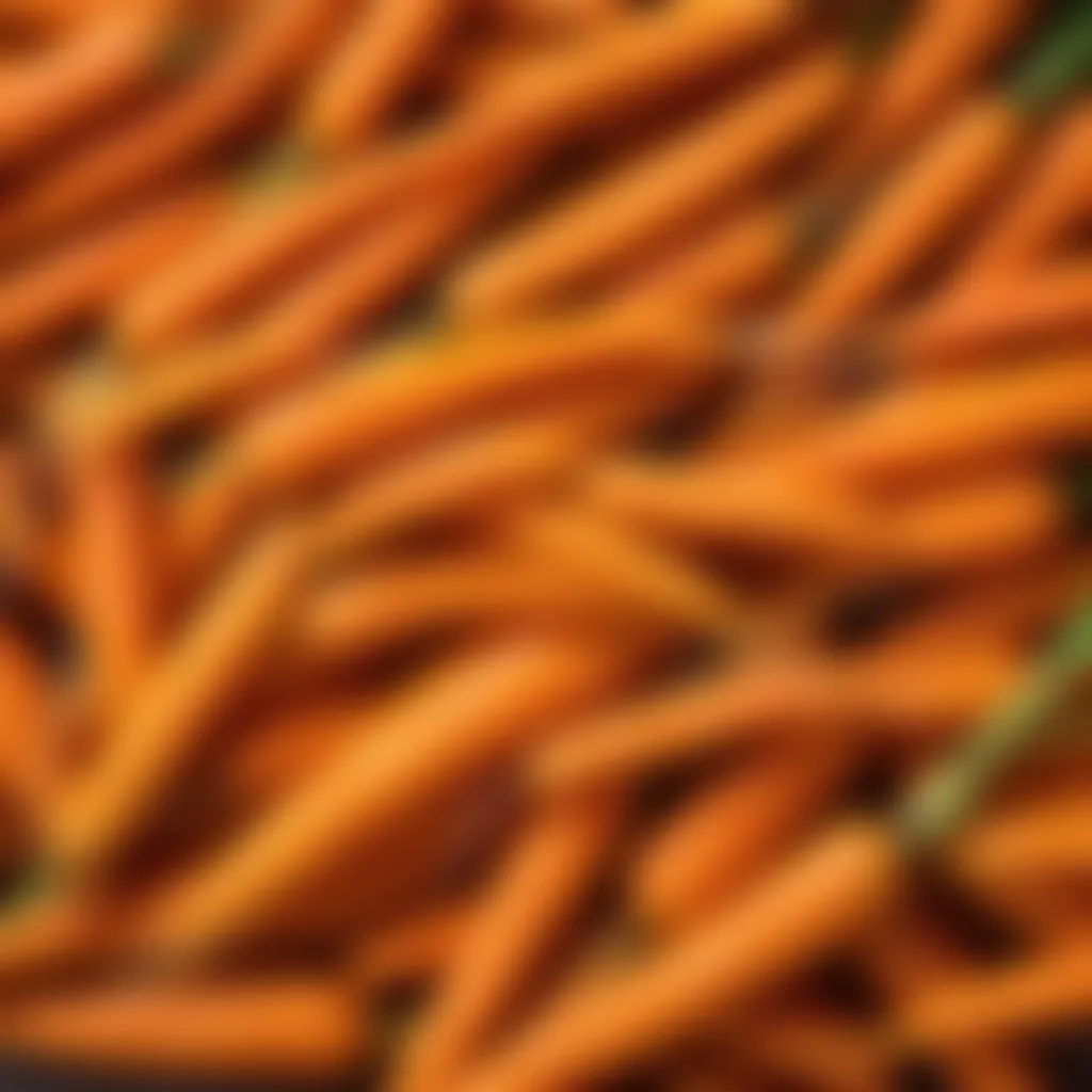 Vibrant carrot selection for vegan carrot cake