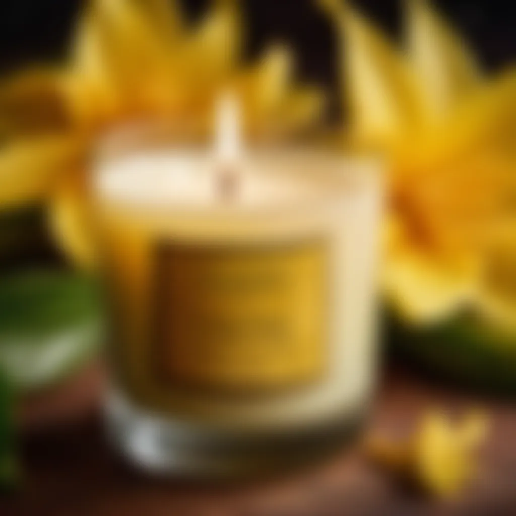 Luxurious Ylang Ylang Aromatherapy Candle